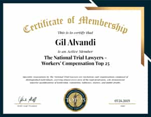 WCNTL Top 100- Gil Certificate